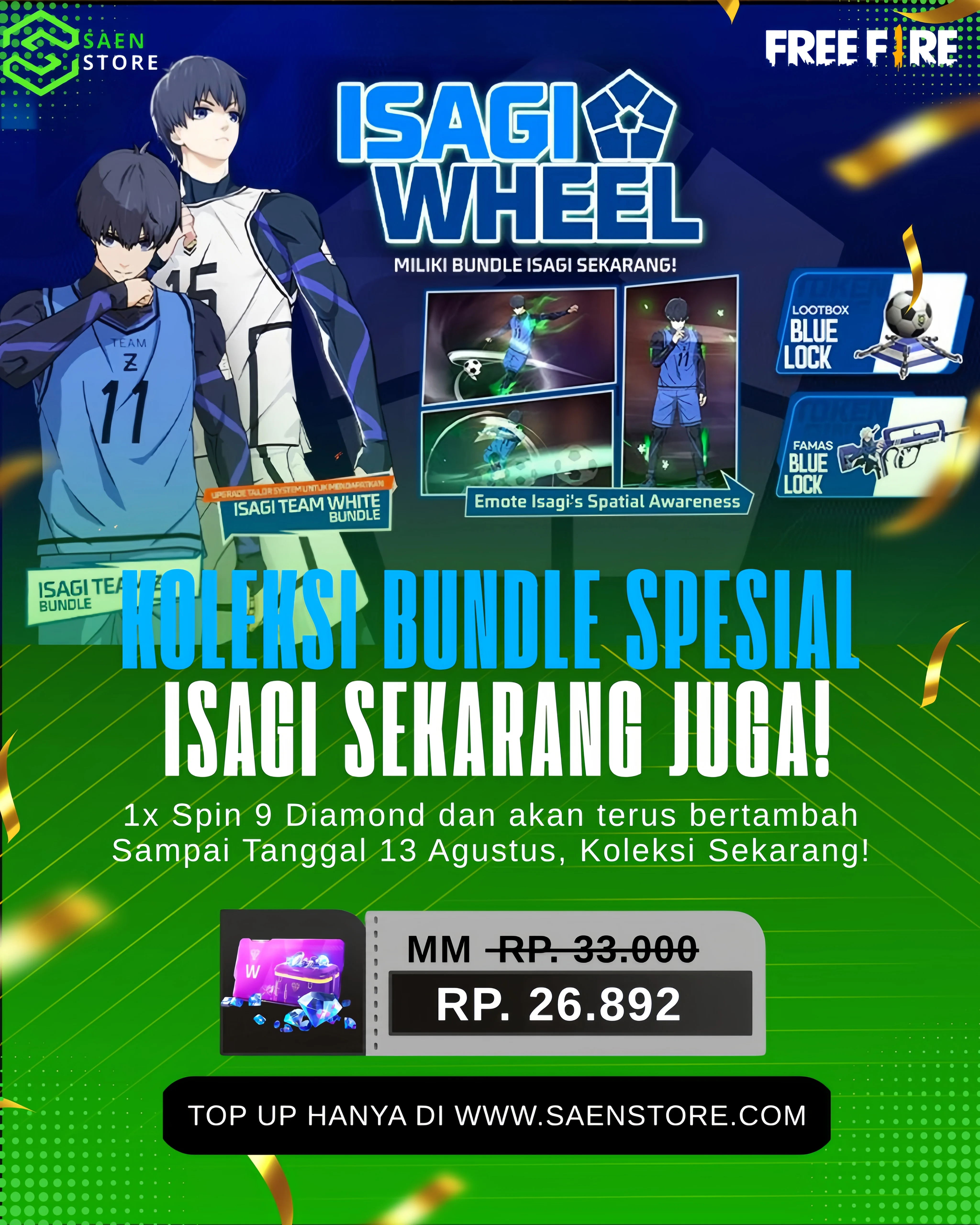 BUNDLE ISAGI WHEEL